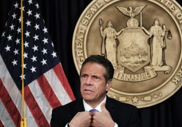 Gov. Cuomo lawyer holds briefing