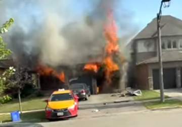 Woman charged with arson after driving vehicle into Pickering home that later caught fire – CTV Toronto